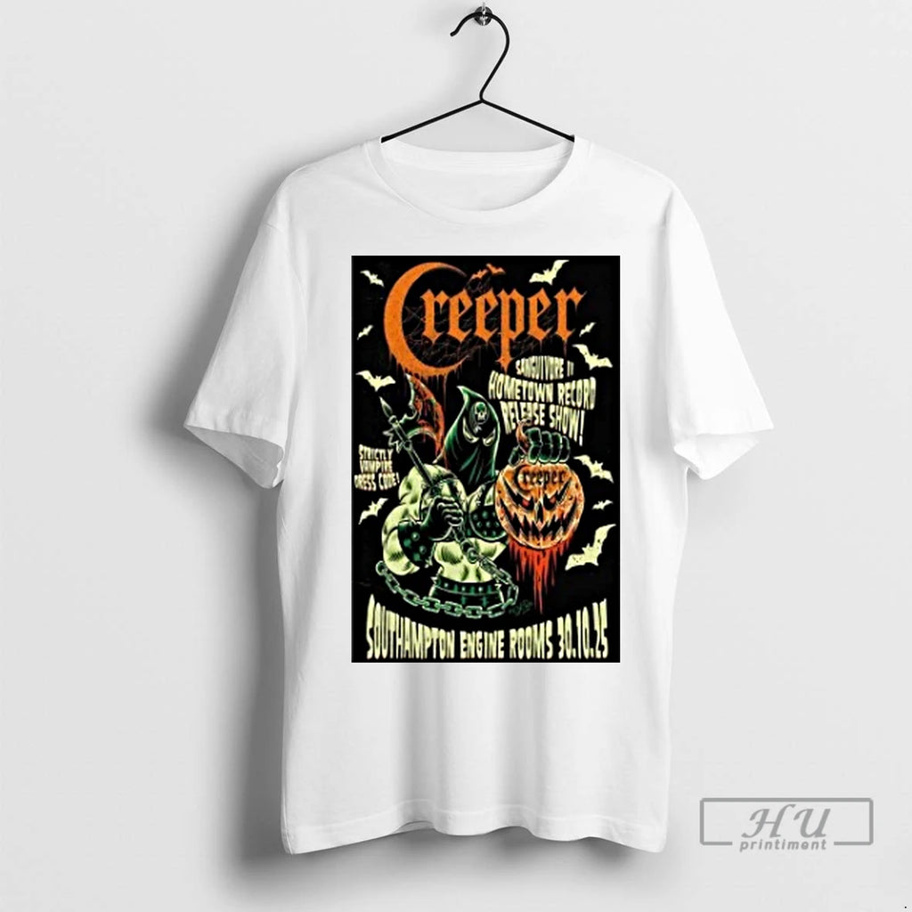 Officials Creeper Oct 30 2025 Southampton Uk At Engine Rooms Tour T Shirts