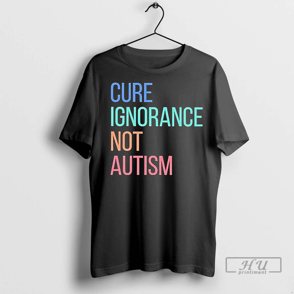 Officials Cure Ignorance Not Autism T Shirts
