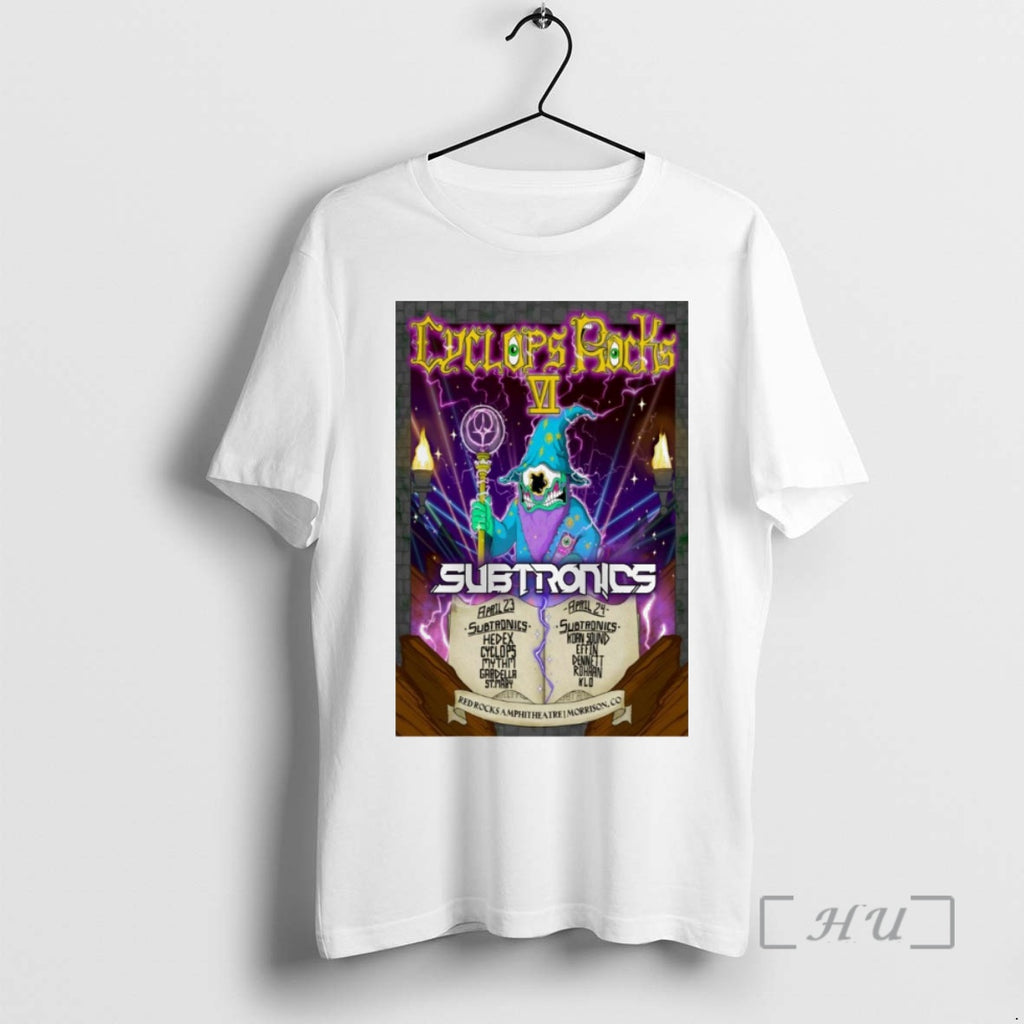 Officials Cyclops Rocks At Red Rocks Amphitheatre On April 23 24 2026 Premium T Shirts