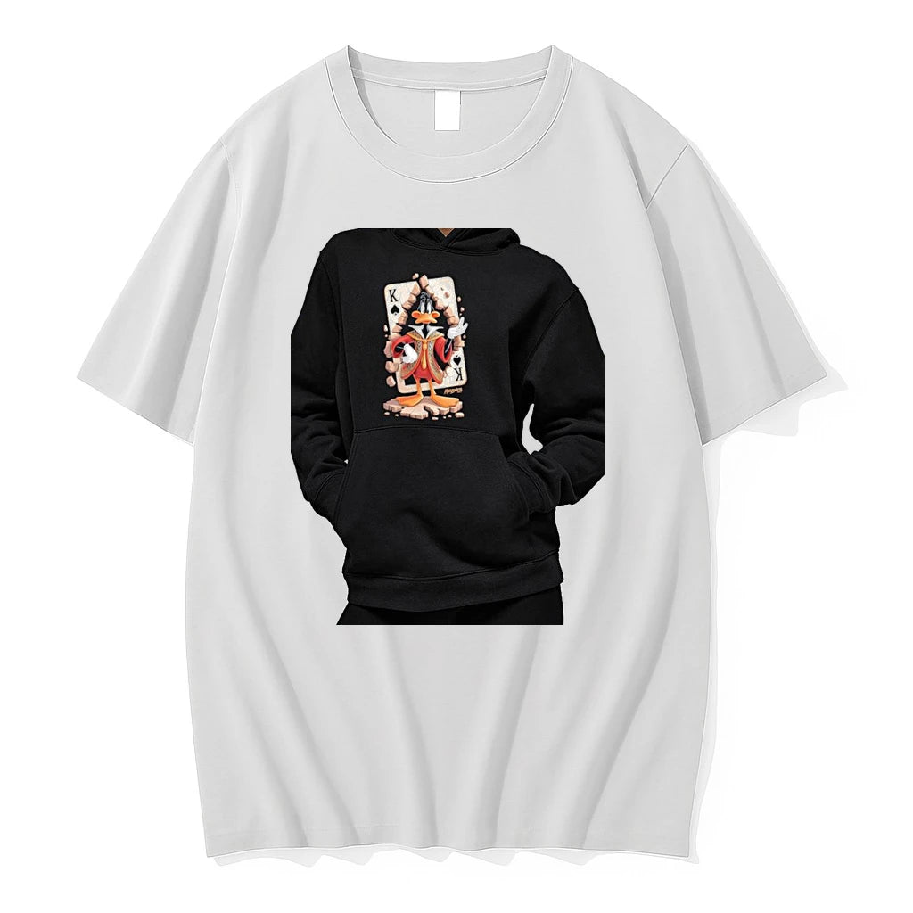 Officials Daffy Duck King Of Spades Playing Card Premium T Shirt