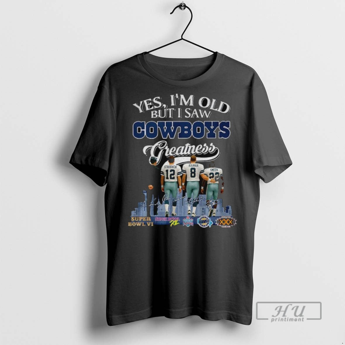 Officials Dallas Cowboys Yes Im Old But I Saw Cowboys Greatness Signatures T Shirt Unisex , , , Long Sleeve Tee