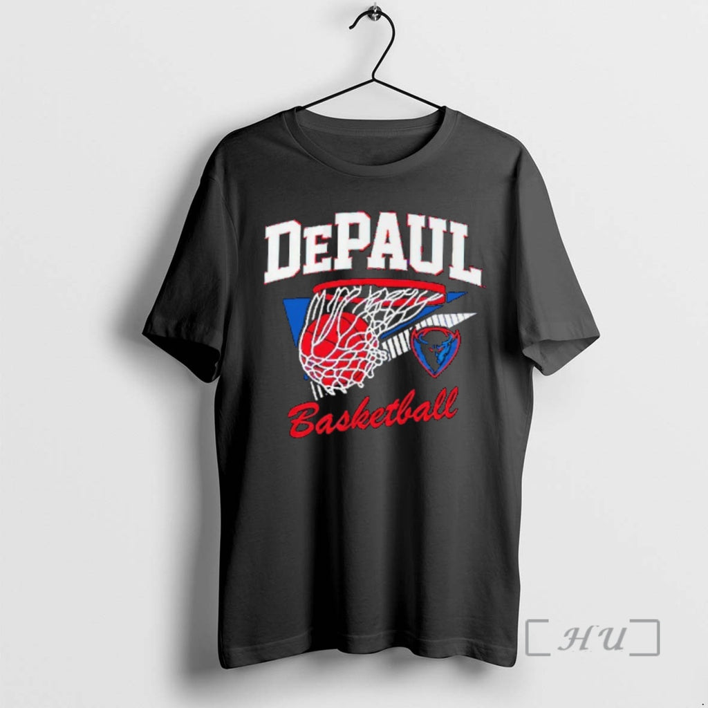 Officials Depaul Blue Demons Throwback Basketball Premium T Shirts Sweater Hoodie 2