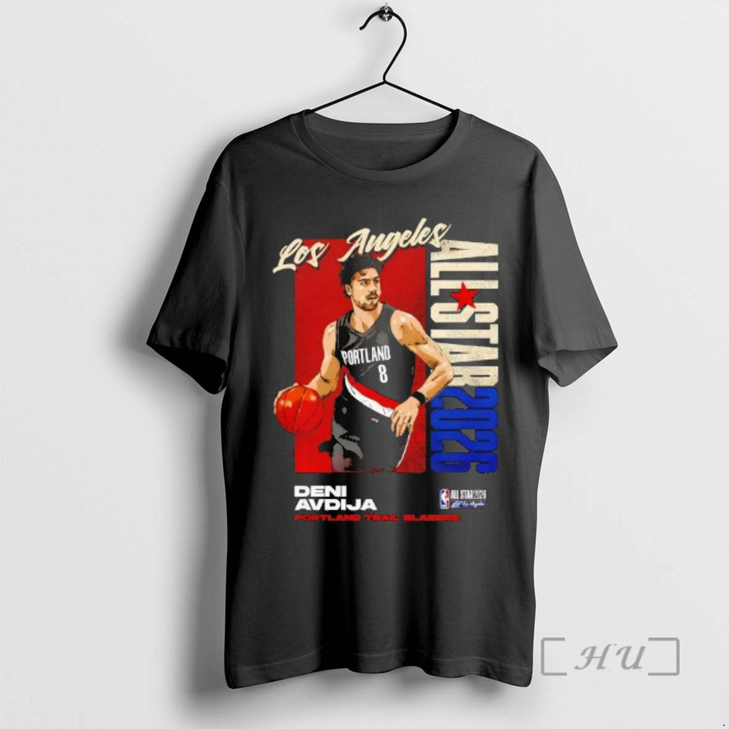 Officials Deni Avdija Portland Trail Blazers 2026 Nba All Star Vertical Premium T Shirts Sweater