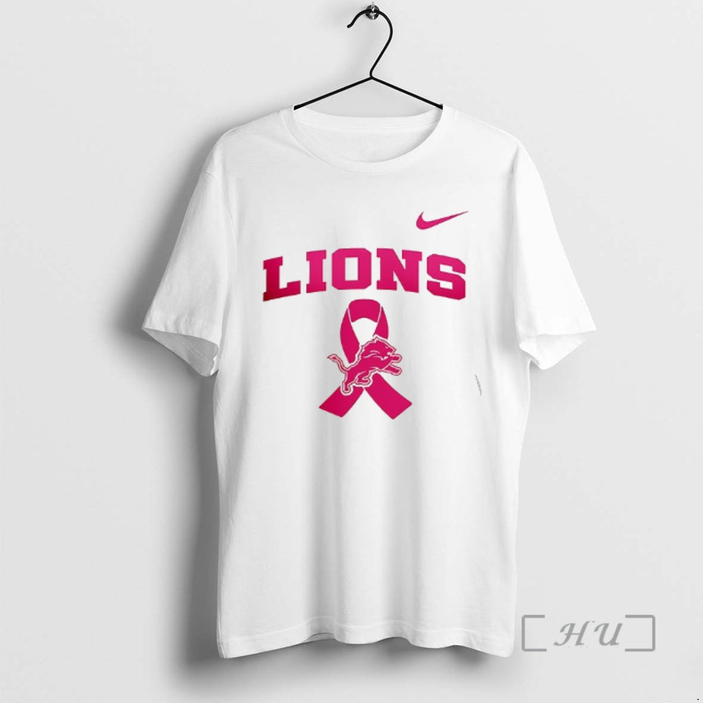 Officials Detroit Lions Cancer Awareness Never Ever Giving Up Hope