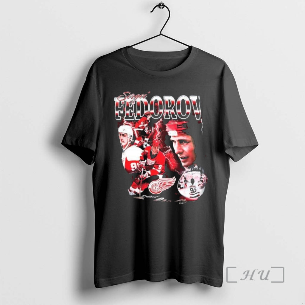 Officials Detroit Red Wings Sergei Fedorov Graphic