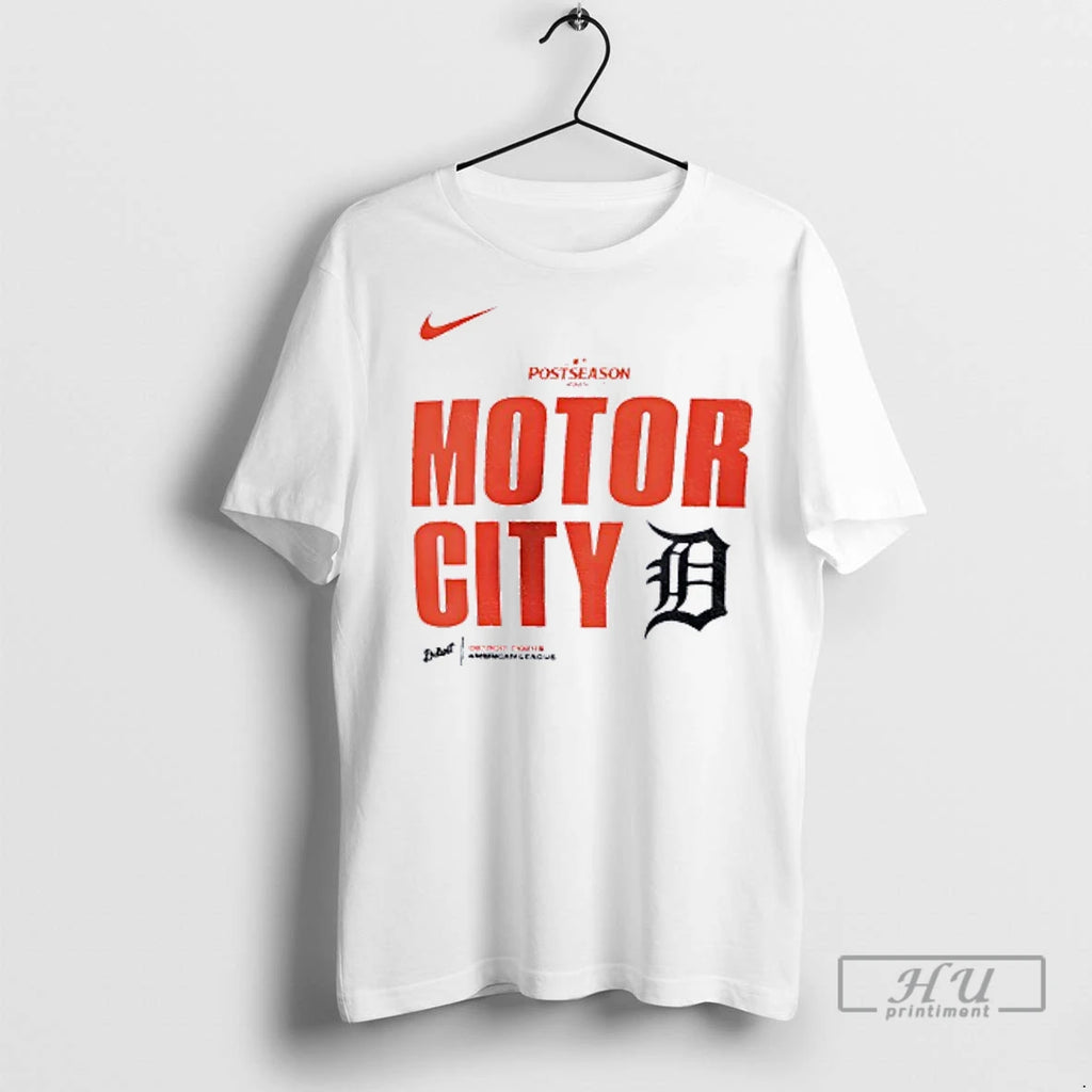 Officials Detroit Tigers Motor City 2025 Mlb Postseason Baseball T Shirt