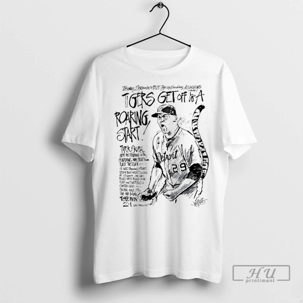 Officials Detroit Tigers Tarik Skubal Get Of To A Roaring Start T Shirts
