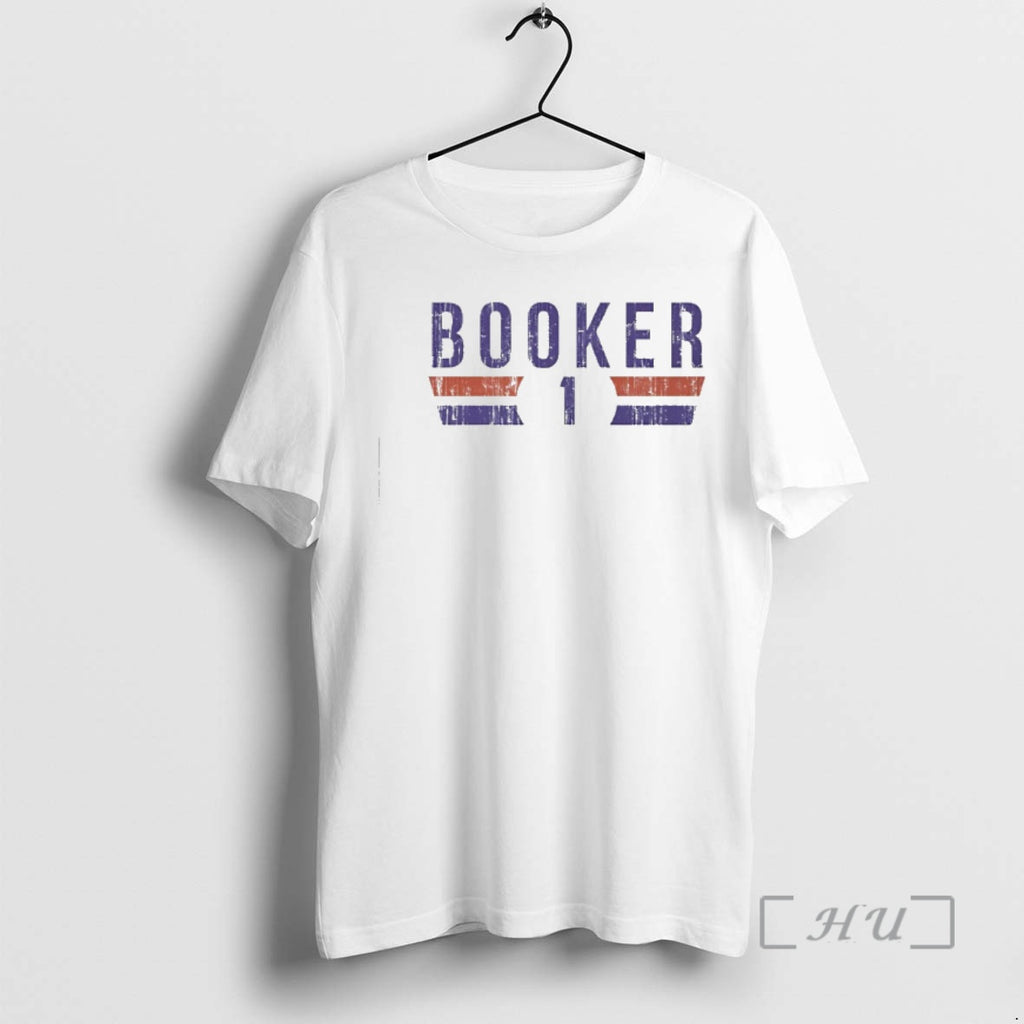 Officials Devin Booker 1 Phoenix Suns Basketball Player Name And Number Premium T Shirts Sweater