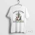 Officials Dogs And Golf Make Me Happy Humans Make My Head Hurt Premium T Shirts
