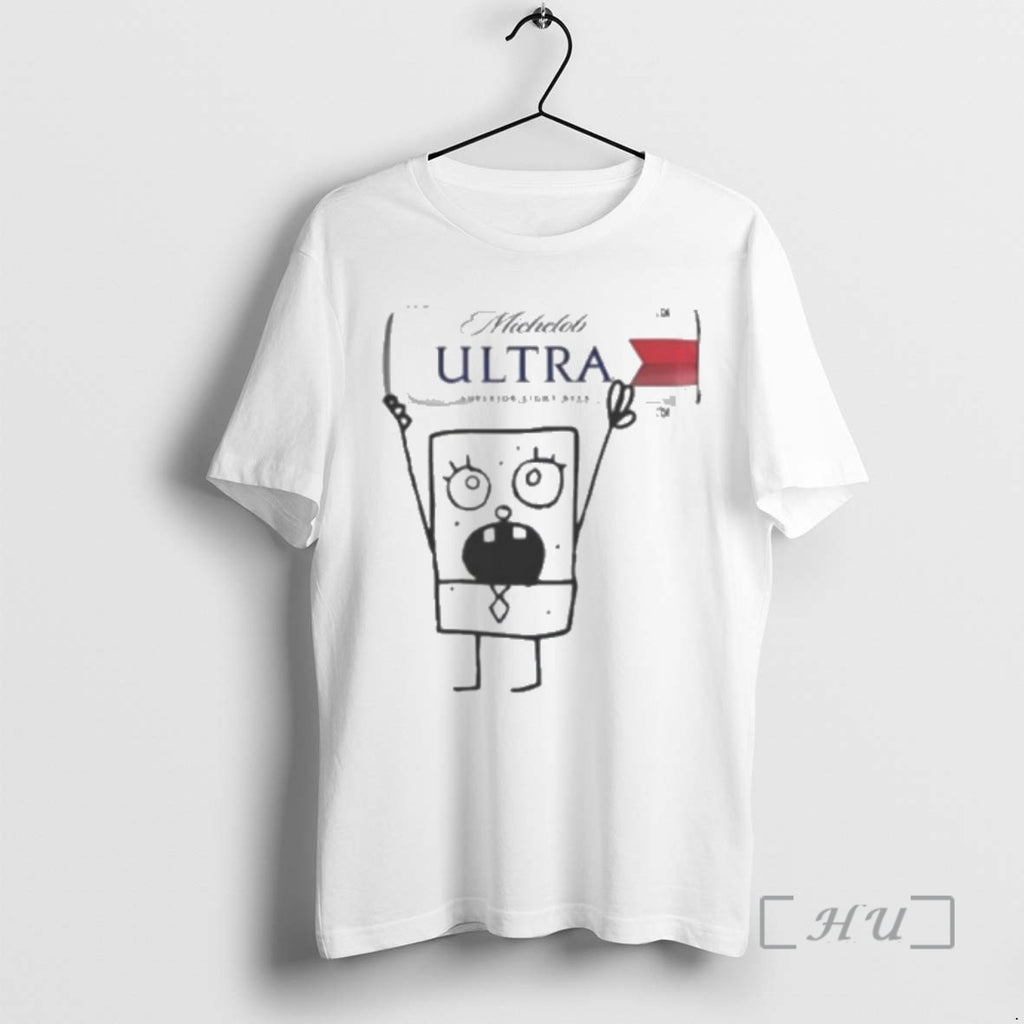 Officials Doodlebob Holding Michelob Ultra Superior Light Lager Beer Can