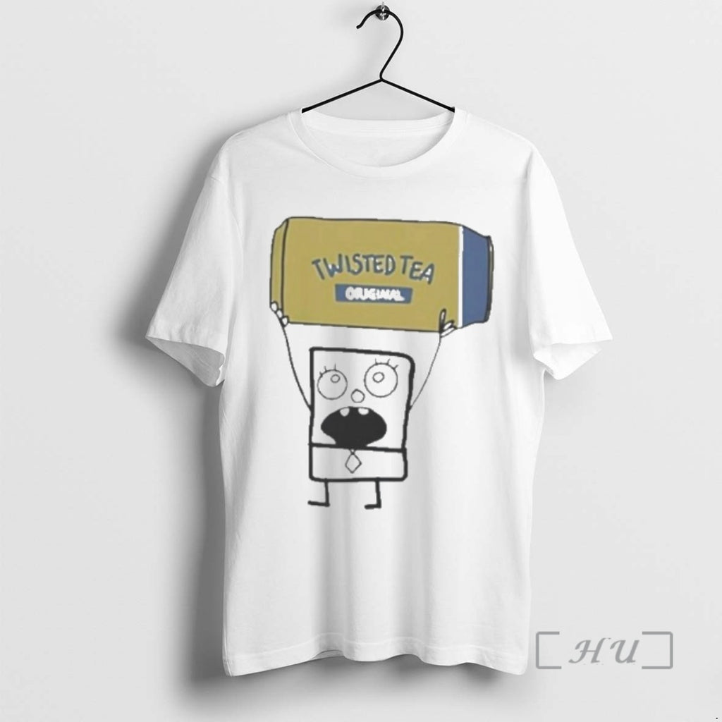 Officials Doodlebob Holding Twisted Tea Can