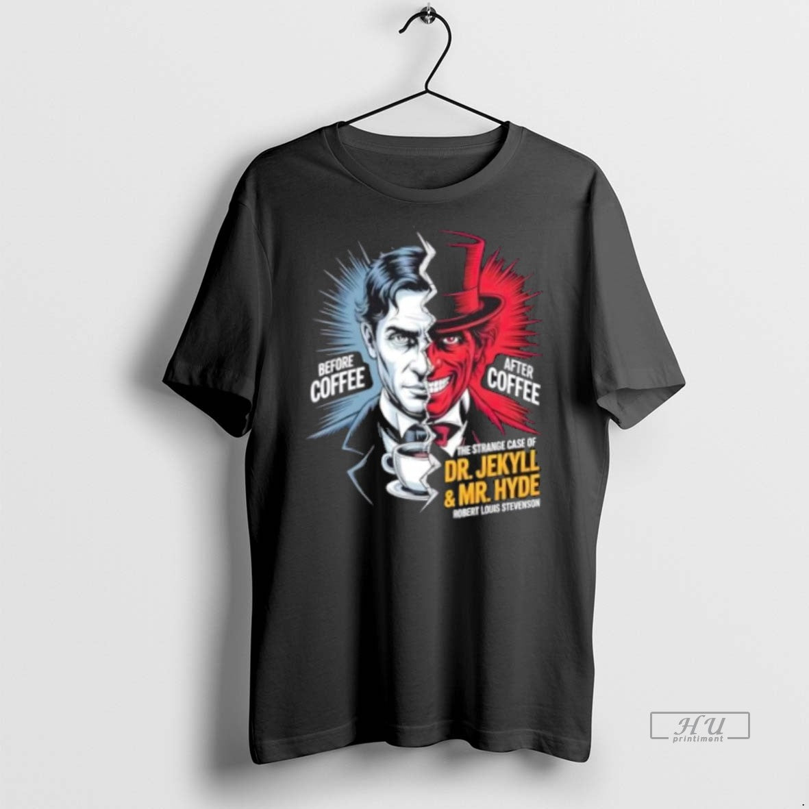Officials Dr Jeckyll And Mr Hyde Coffee T Shirt Sweater Unisex , , , Long Sleeve Tee
