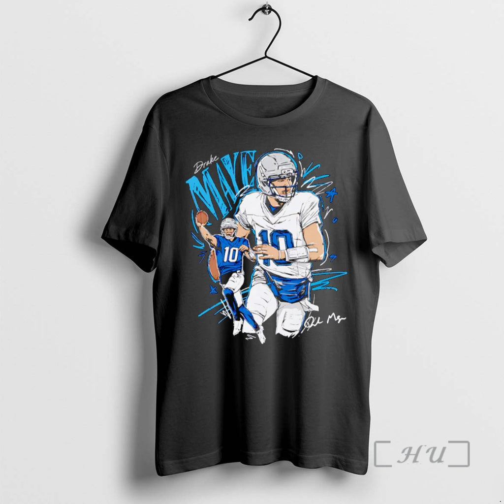 Officials Drake Maye New England Scribble