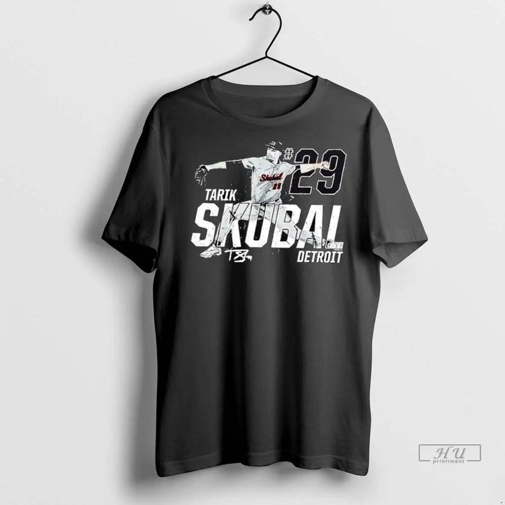 Officials Dynamic Pose Tarik Skubal Detroit Baseball Player T Shirts