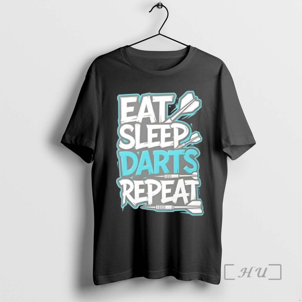 Officials Eat Sleep Darts Repeat Dart Player