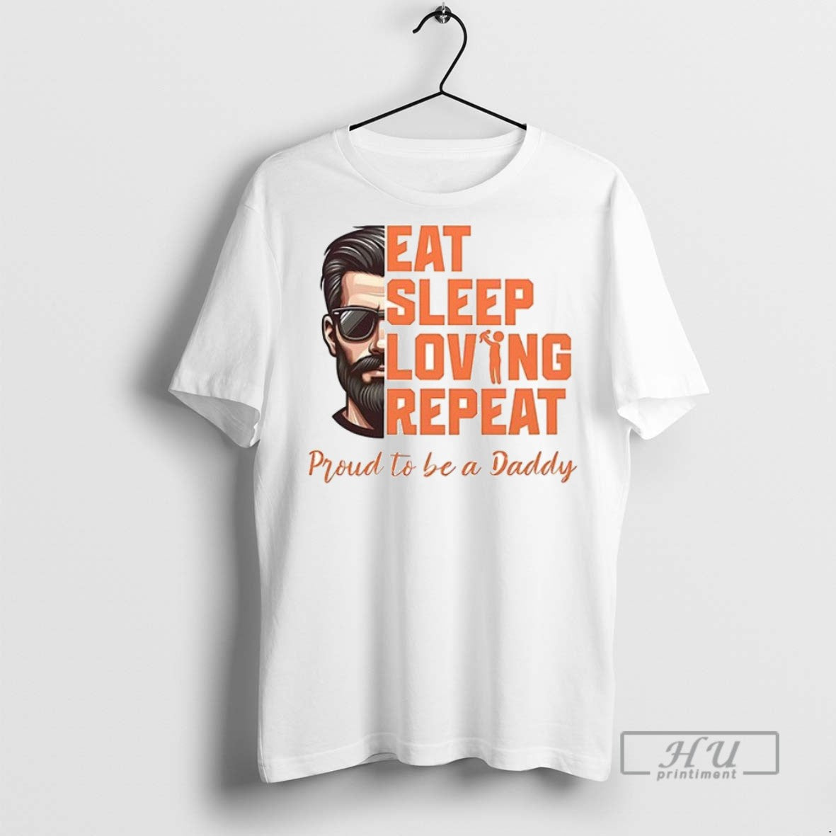Officials Eat Sleep Loving Repeat Proud To Be A Daddy Ceramic Ceramic And Classic Dad Unisex , , , Long Sleeve Tee