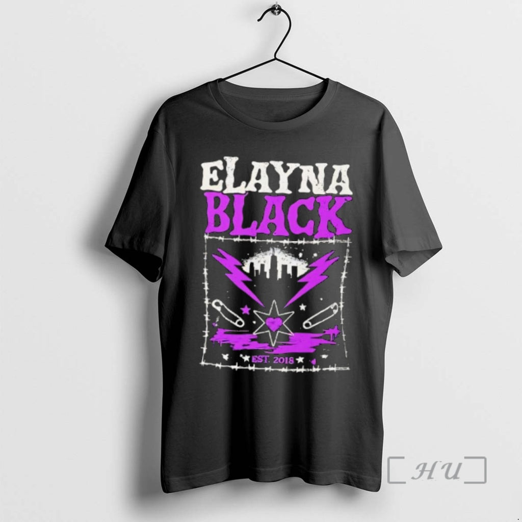 Officials Elayna Black Est 2018 Chicago Skyline Safety Pin Punk