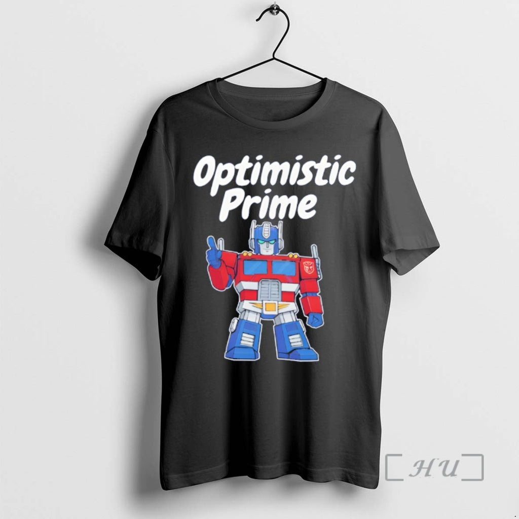 Officials Elon Musk Wearing Optimistic Prime Vintage