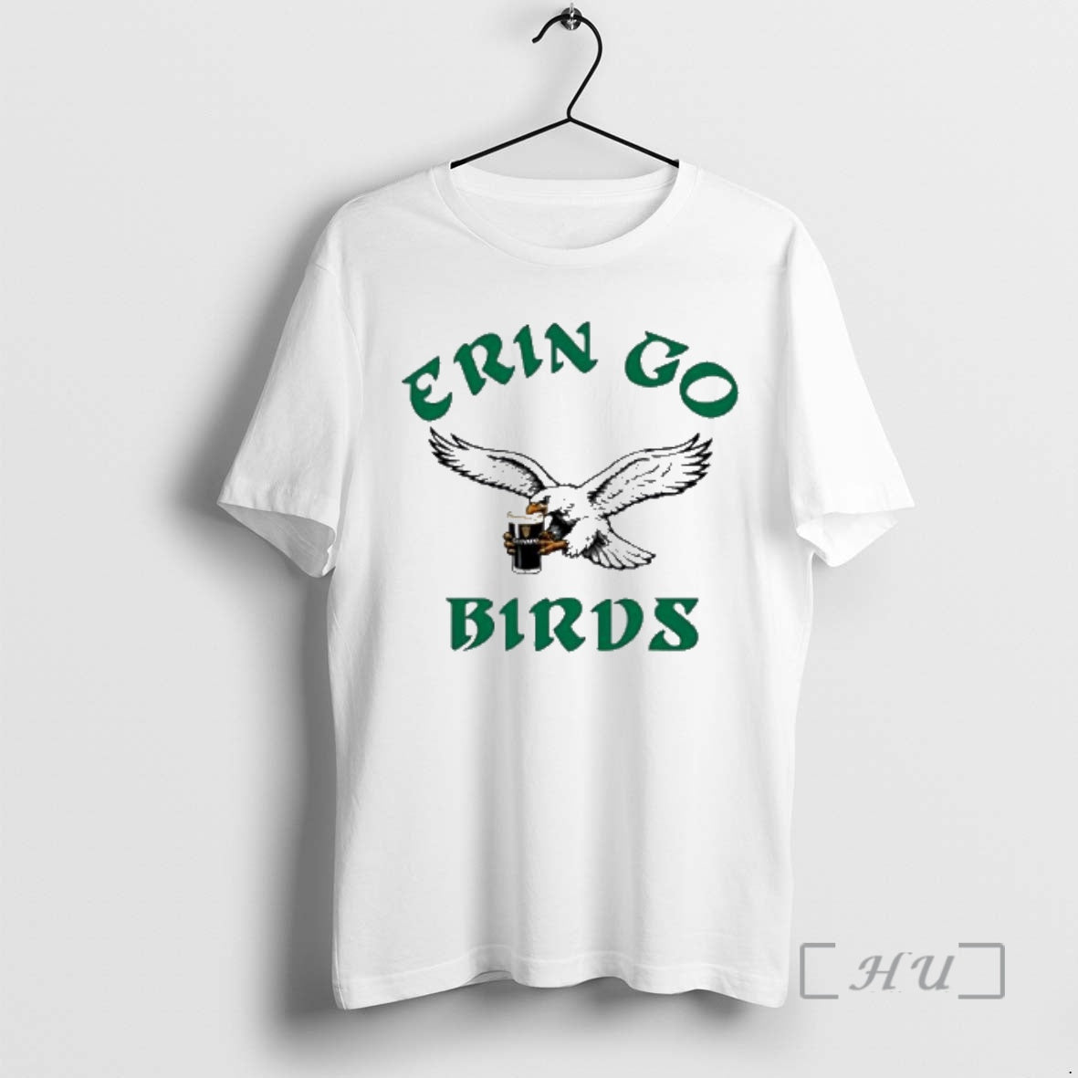 Officials Erin Go Birds Eagle Holding A Guinness