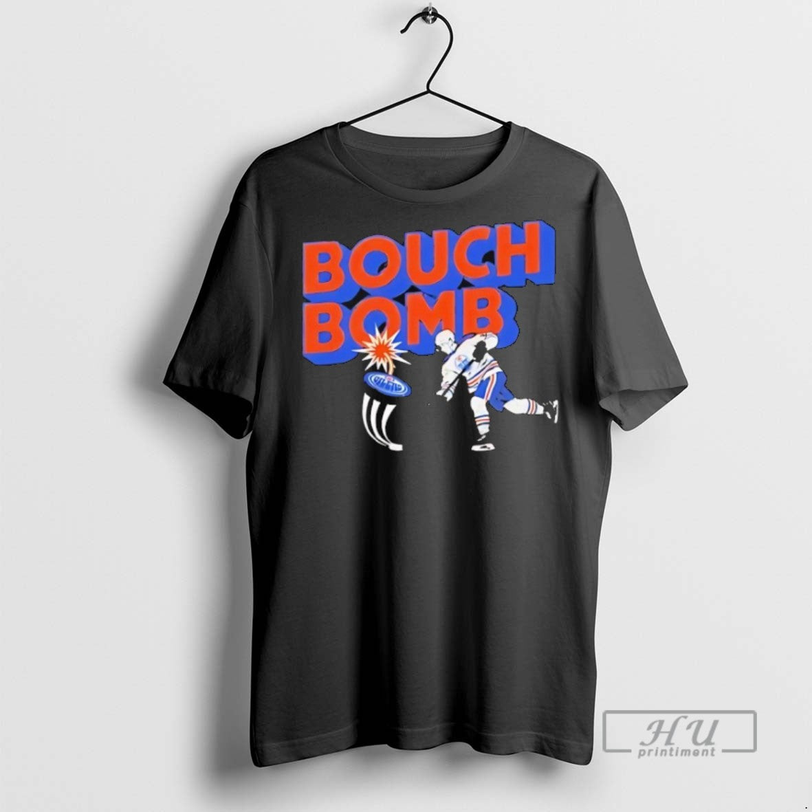 Officials Evan Bouchard Bouch Bomb Edmonton Oilers Hockey T Shirt s Unisex , , , Long Sleeve Tee