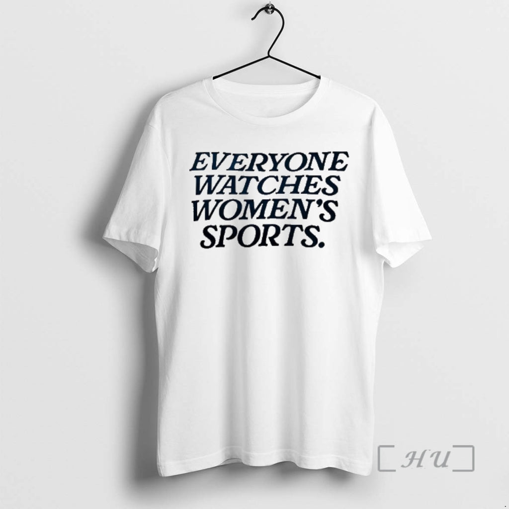 Officials Everyone Watches Womens Sports Bold Typography Minimalist Statement