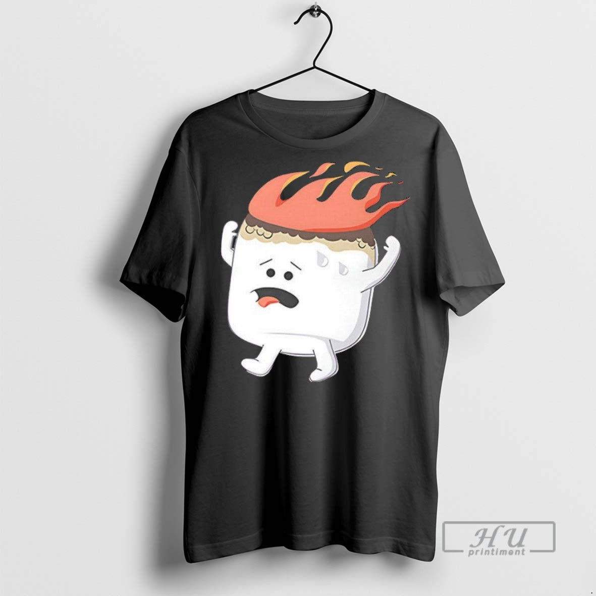 Officials Flaming Marshmallow T Shirts s Unisex , , , Long Sleeve Tee