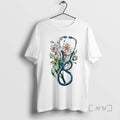 Officials Floral Stethoscope Registered Nurse