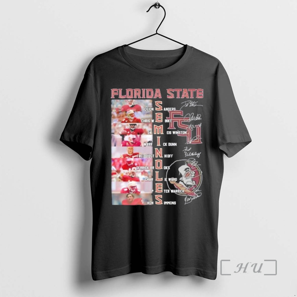 Officials Florida State Seminoles Names Players Signatures