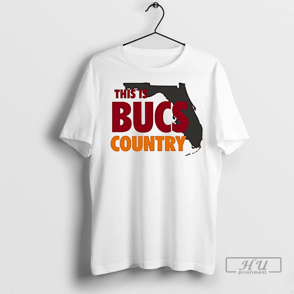 Officials Florida This Is Bucs Country Tampa Bay Buccaneers T Shirts