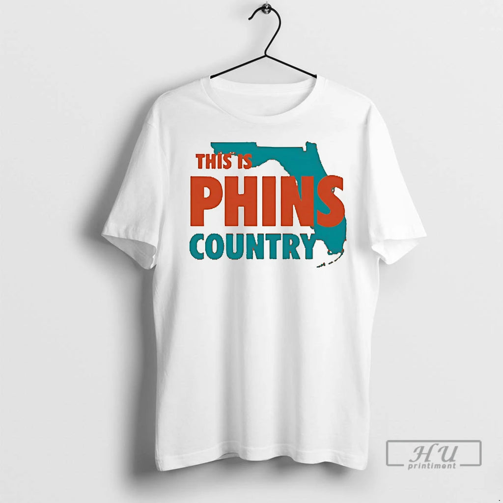 Officials Florida This Is Phins Country Miami Dolphins T Shirts