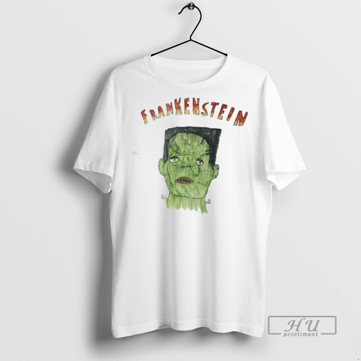 Officials Frankenstein Drawing Horror T Shirt s Unisex , , , Long Sleeve Tee