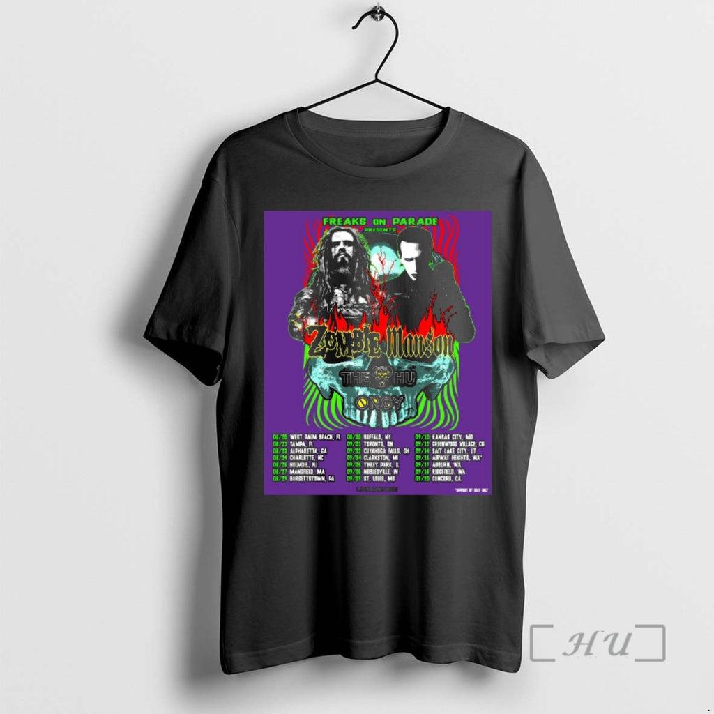 Officials Freaks On Parade Presents Zombie Manson The Hu Orgy 2026 August 20 September 20