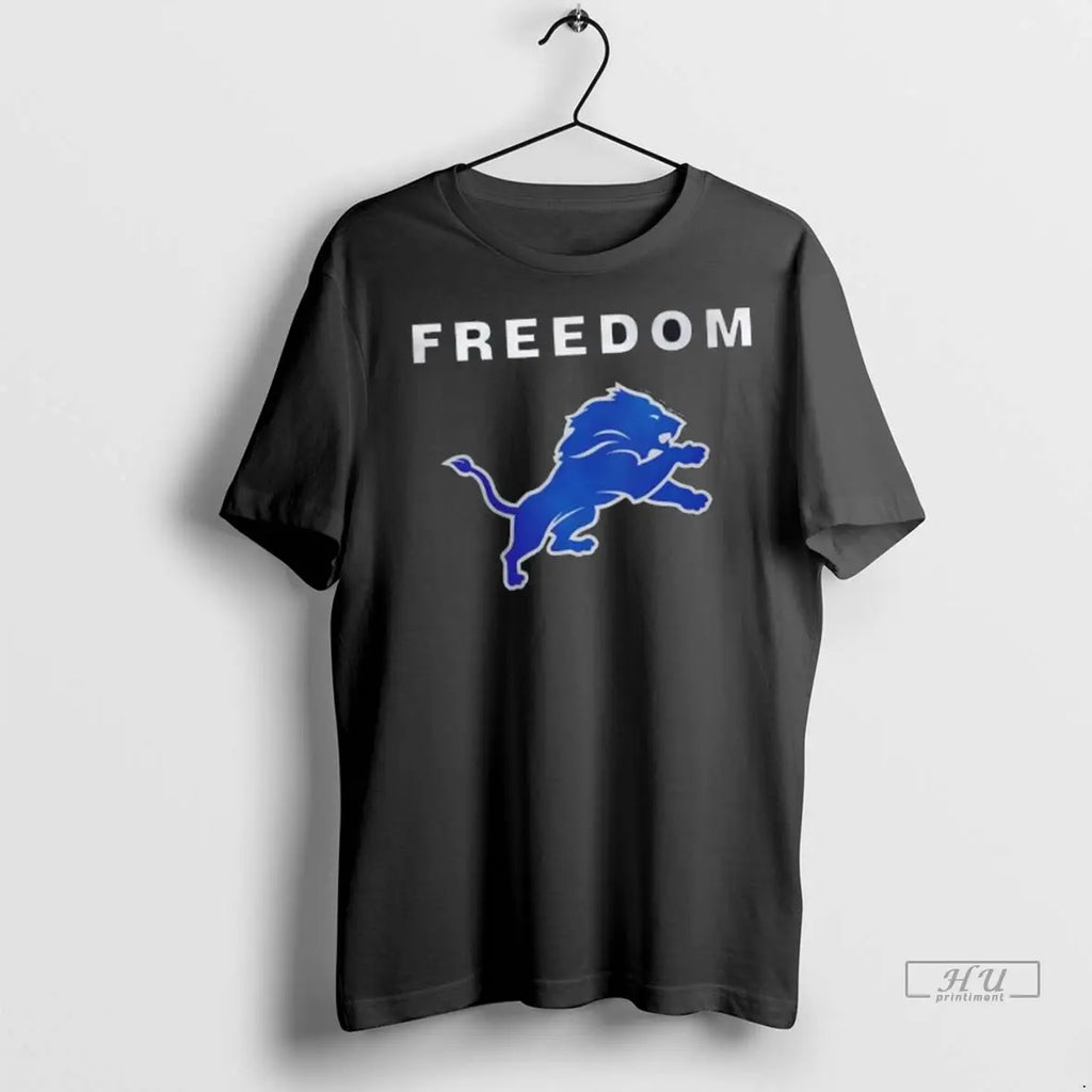 Officials Freedom Detroit Lions Football Logo T Shirts
