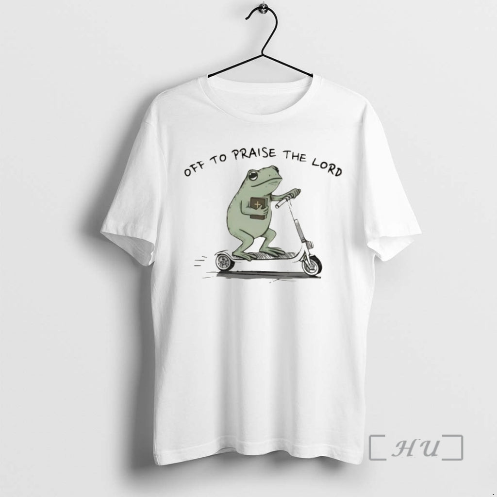 Officials Funny Christian Frog Off To Praise The Lord
