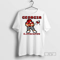 Officials Georgia Football Gunner Stockton Retro Baller Video Games T Shirt s