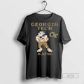 Officials Georgia Tech Football Haynes King Retro Baller Video Games T Shirt s