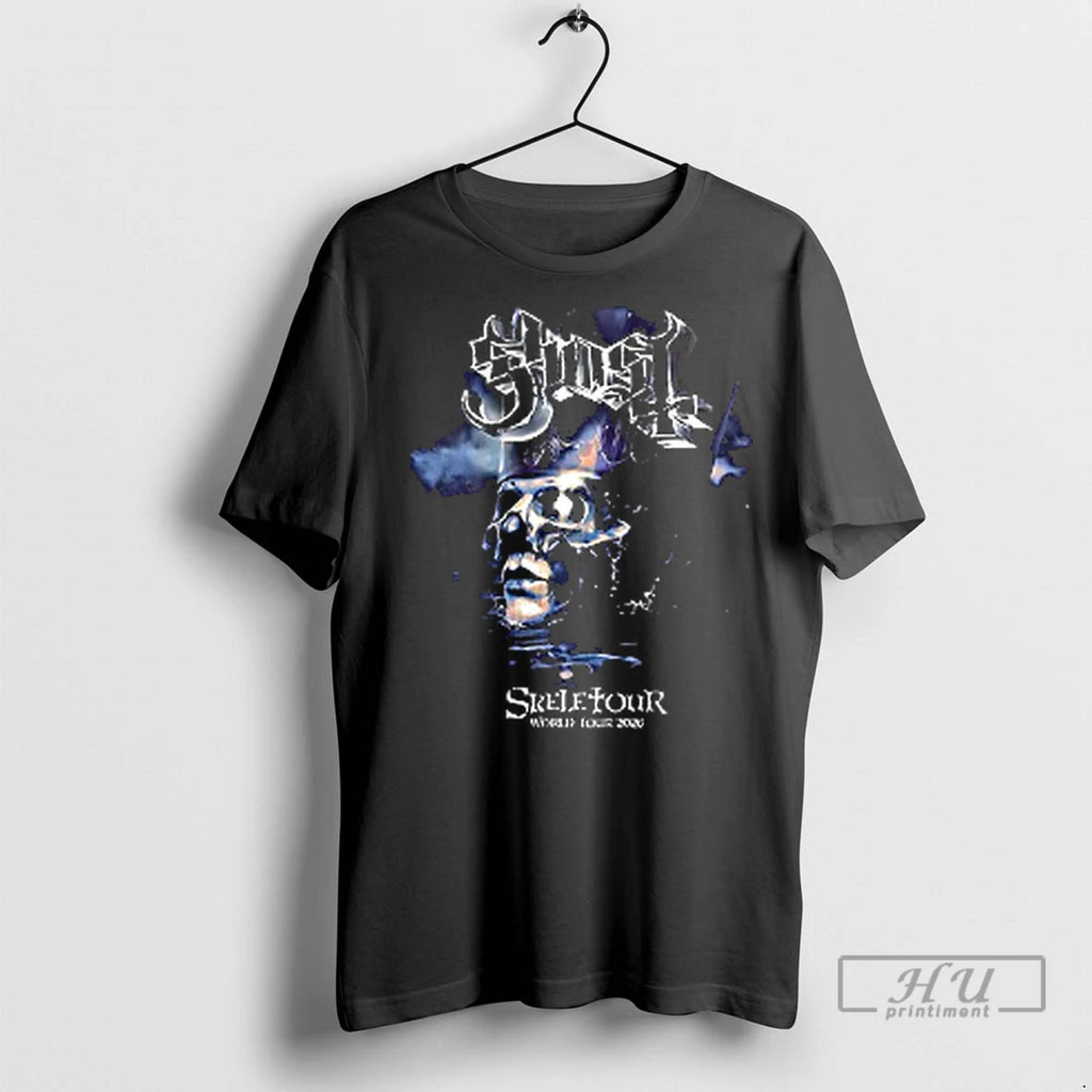 Officials Ghost Skeletour World Tour 2026 North American Run Schedule Cities Dates T Shirt
