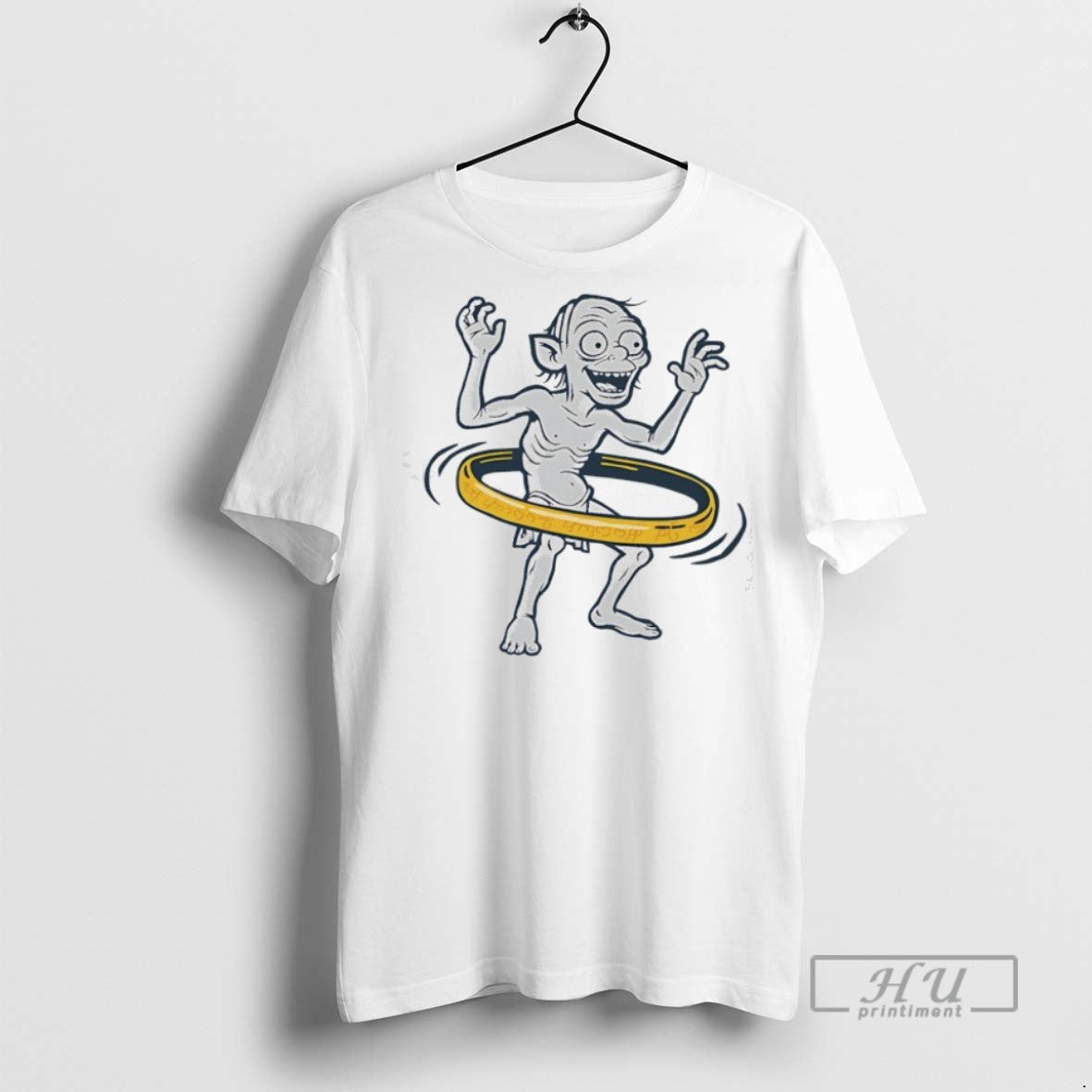Officials Gollum With His Precious Golden Hula Hoop T Shirt s Unisex , , , Long Sleeve Tee