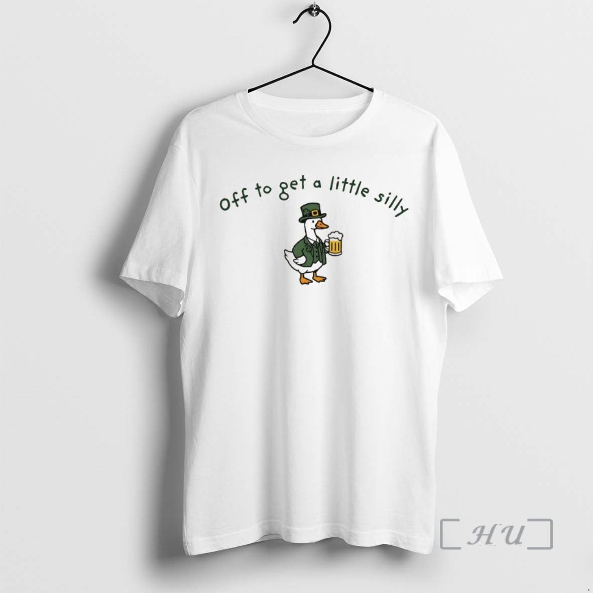 Officials Goose Off To Get A Little Silly St Patricks Day 2026 Premium T Shirts