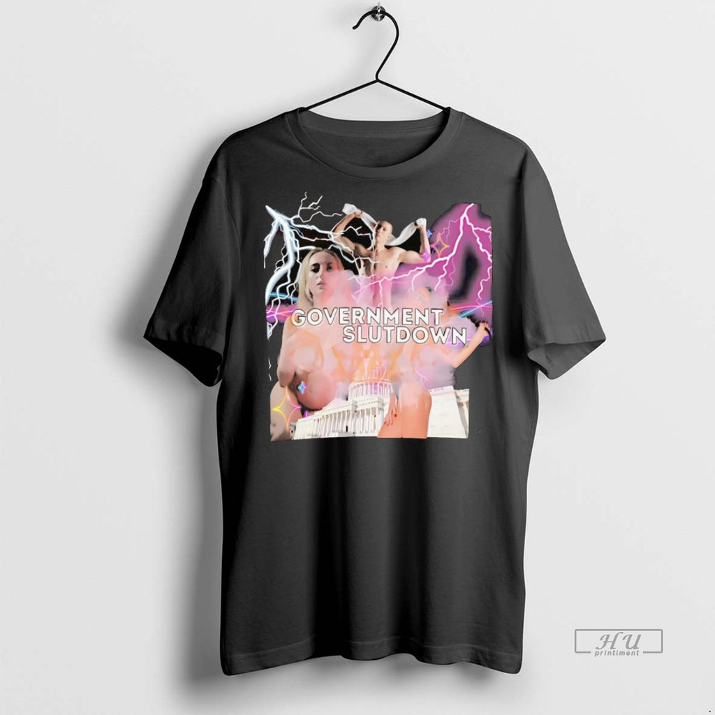 Officials Government Slutdown Picture Collage Lightning T Shirt Sweater