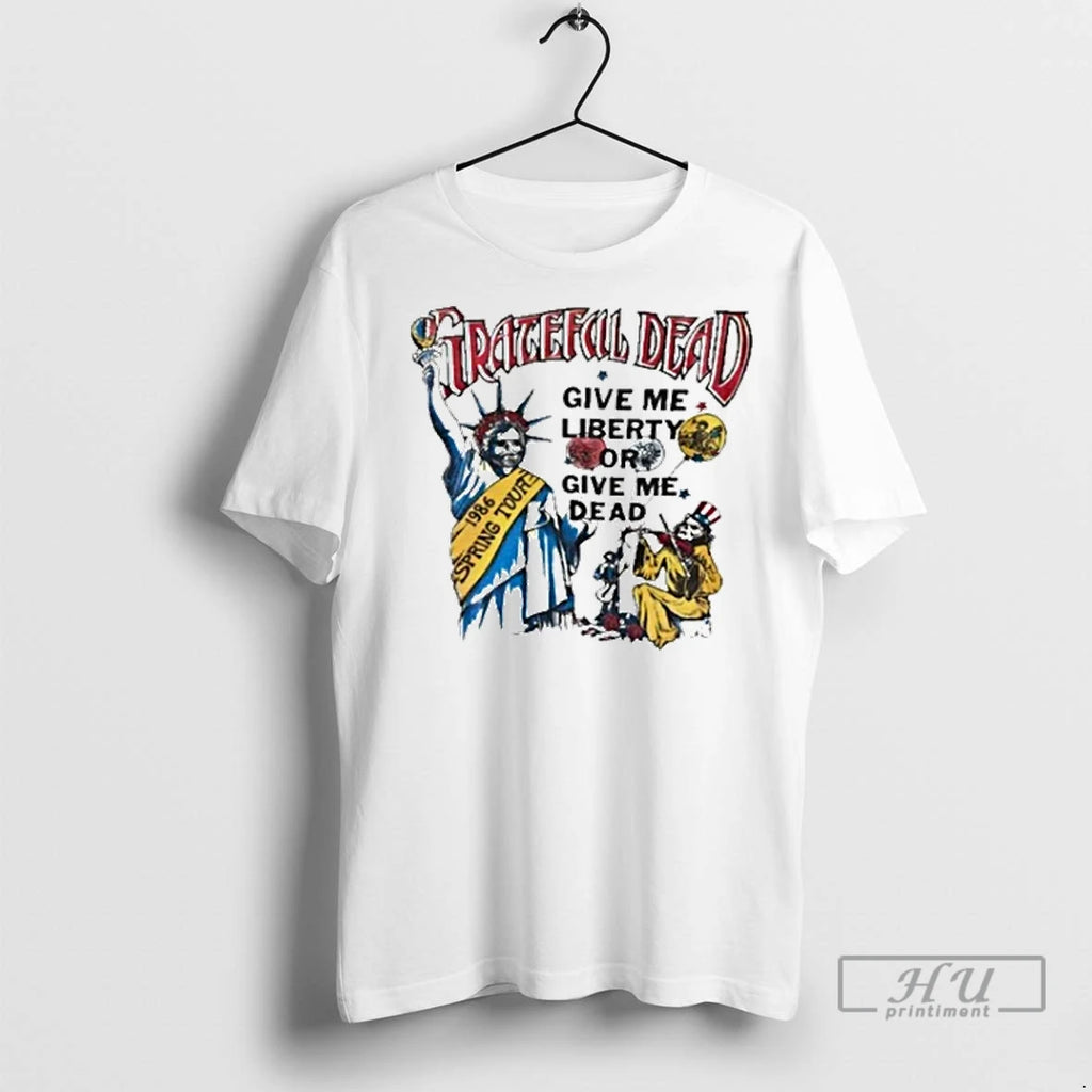 Officials Grateful Dead 1986 Spring Tour Give Me Liberty Or Give Me Dead Lot