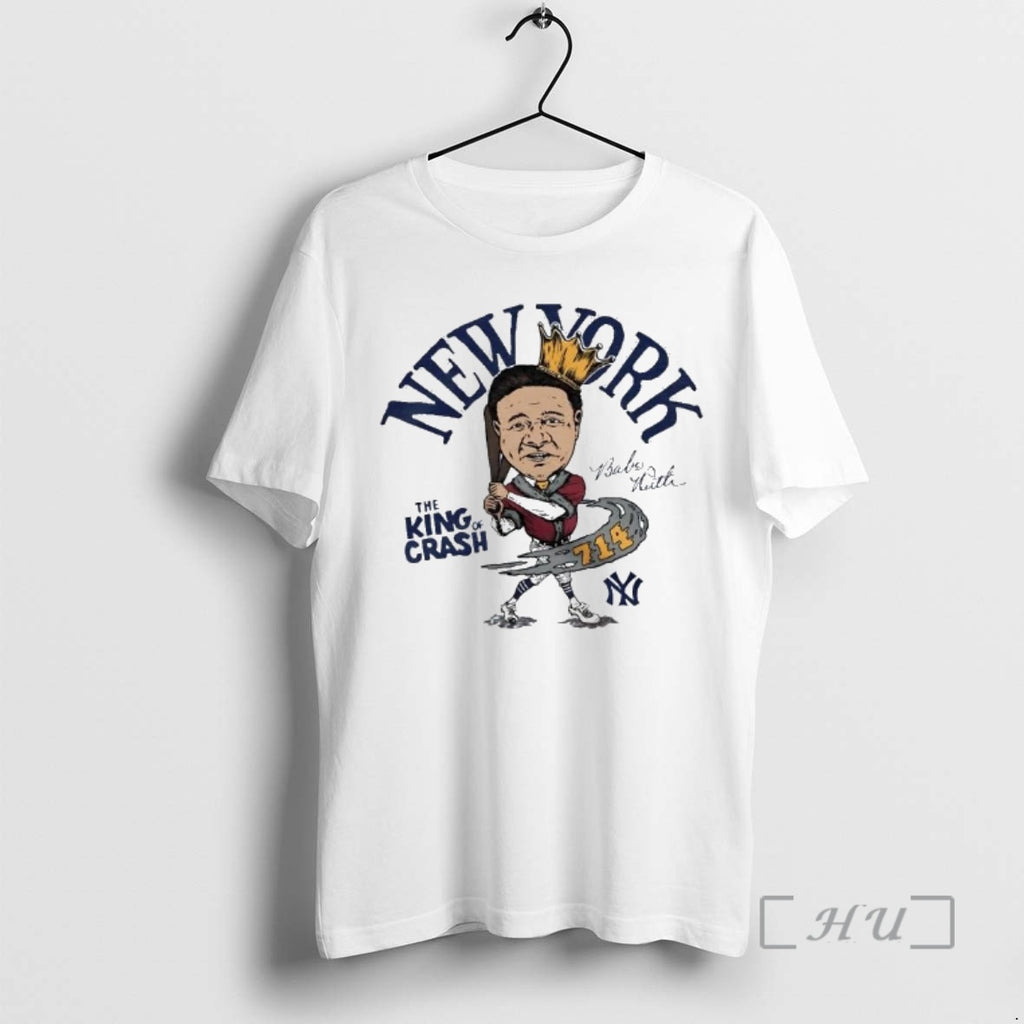Officials Great Bambino The King Of Crash Caricature Signature