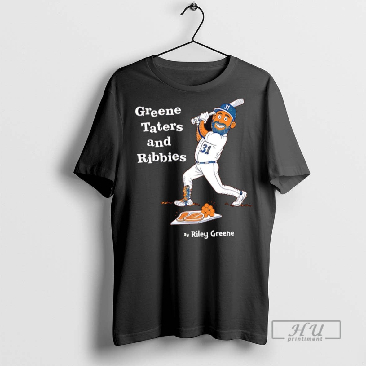 Officials Greene Taters And Ribbies Cartoon Detroit Tigers T Shirts s Unisex , , , Long Sleeve Tee