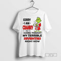 Officials Grinch Sorry I Am Cranky Im Going Through My Terrible Seventies Right Now Unisex , , , Long Sleeve Tee