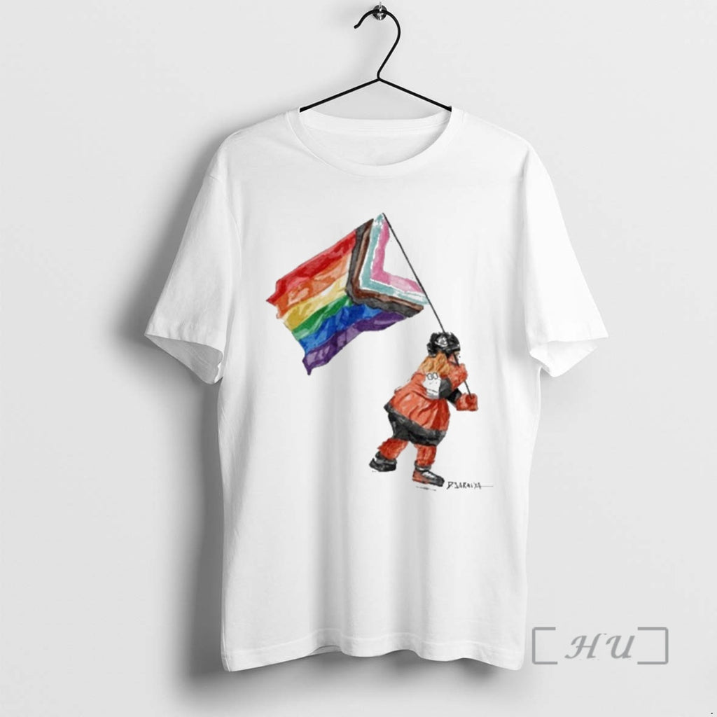 Officials Gritty Mascot Pride Flag