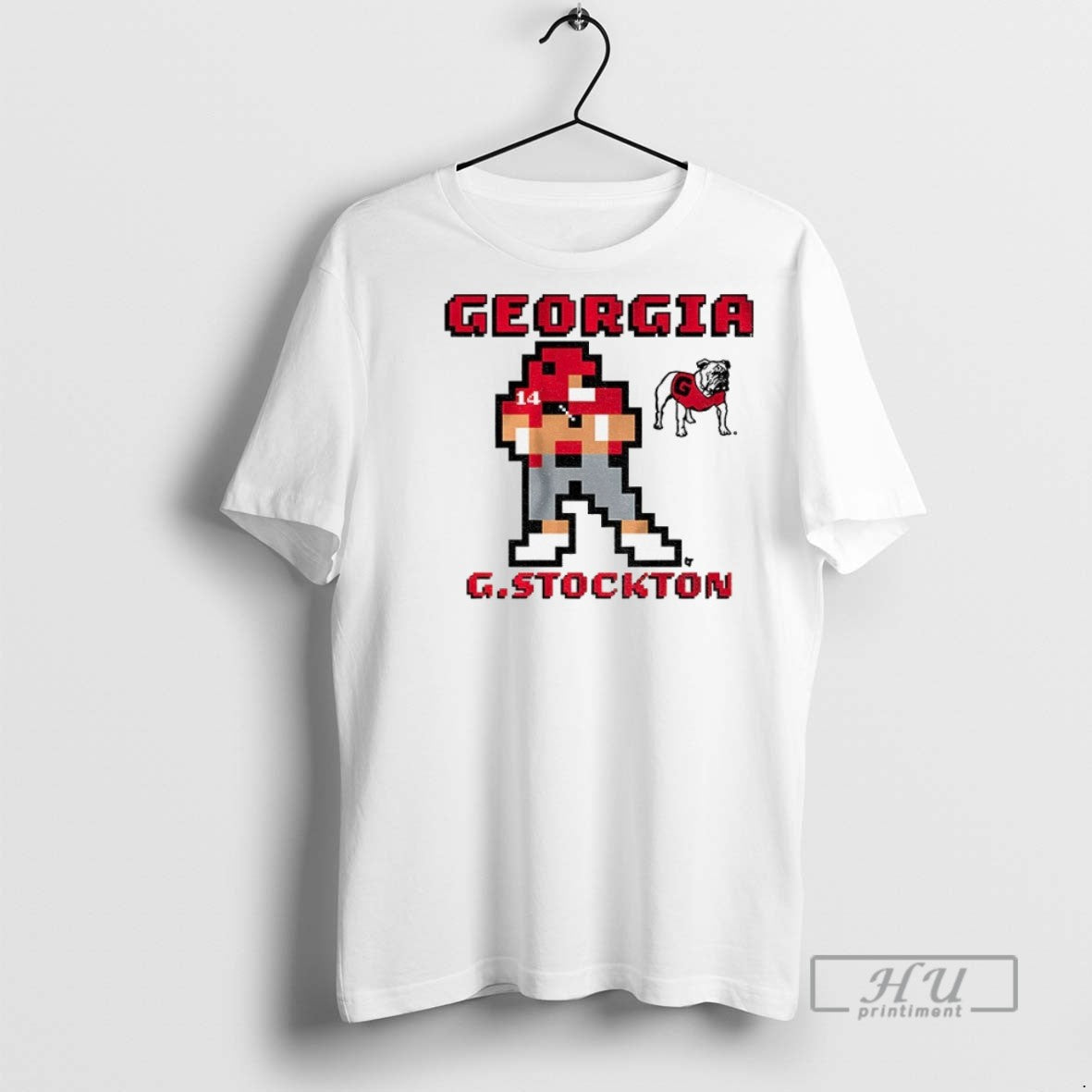 Officials Gunner Stockton 8 Bit Retro Baller Georgia Bulldogs Football 2025 T Shirt s