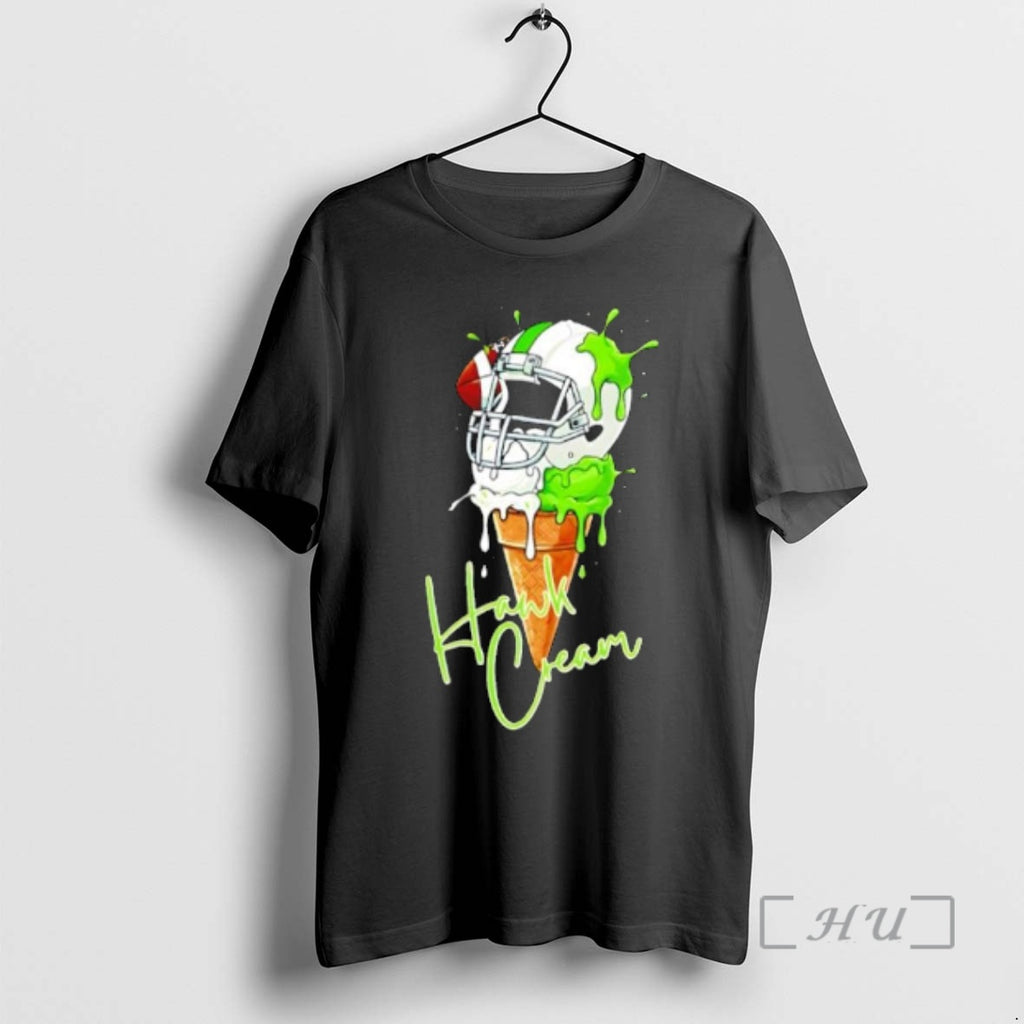 Officials Hawk Cream Melting Helmet Ice Cream Cone Football