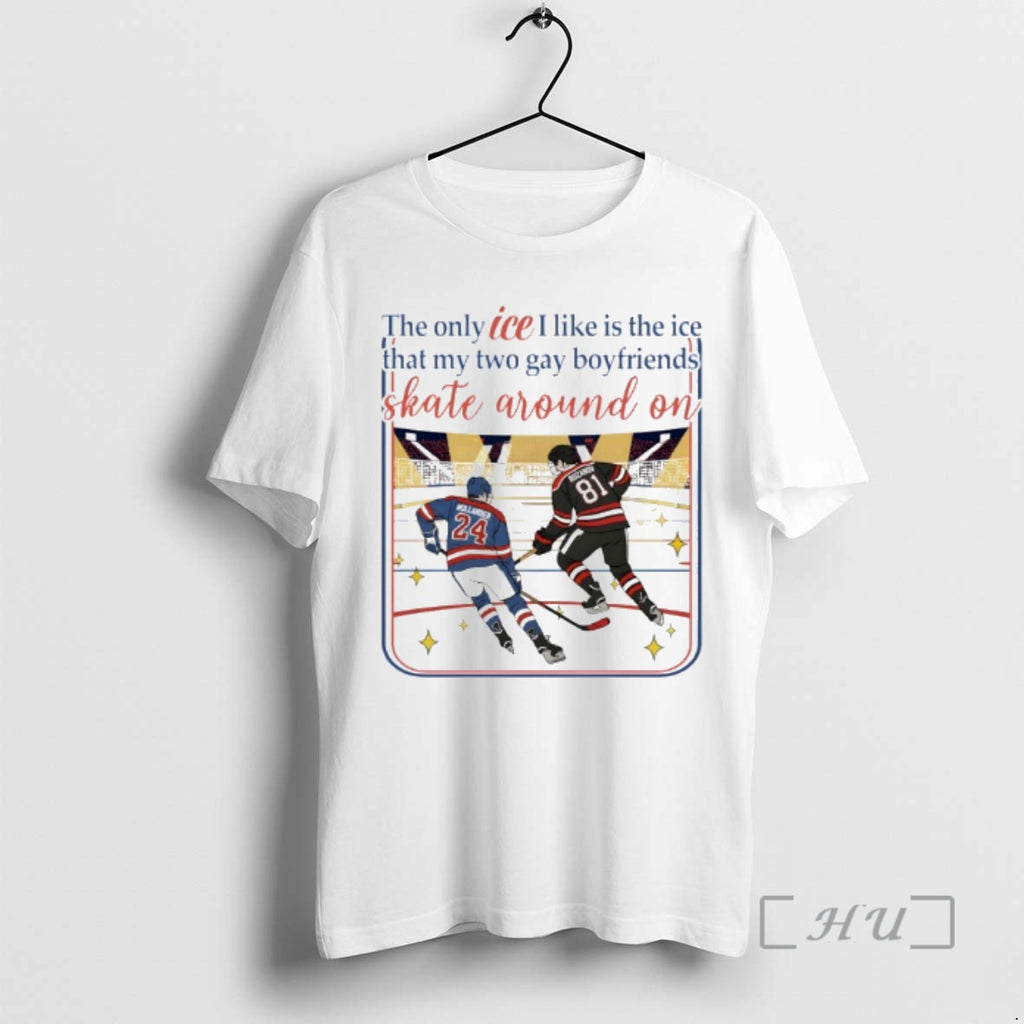 Officials Heated Rivalry Hockey Romance Ilya Rozanov And Shane Hollander Gay Boyfriends Premium T Shirts