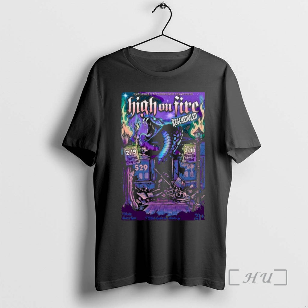 Officials High On Fire Atlanta Ga February 9 10 2026 Tour Premium T Shirts Sweater