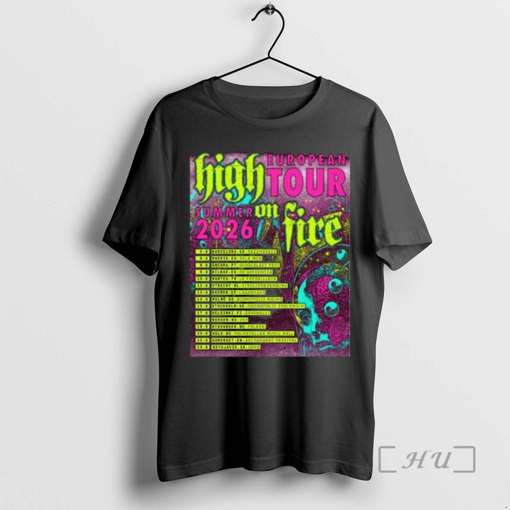 Officials High On Fire European Tour Summer 2026
